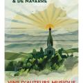 Affiche fête des vins naturels de France et de Navarre
