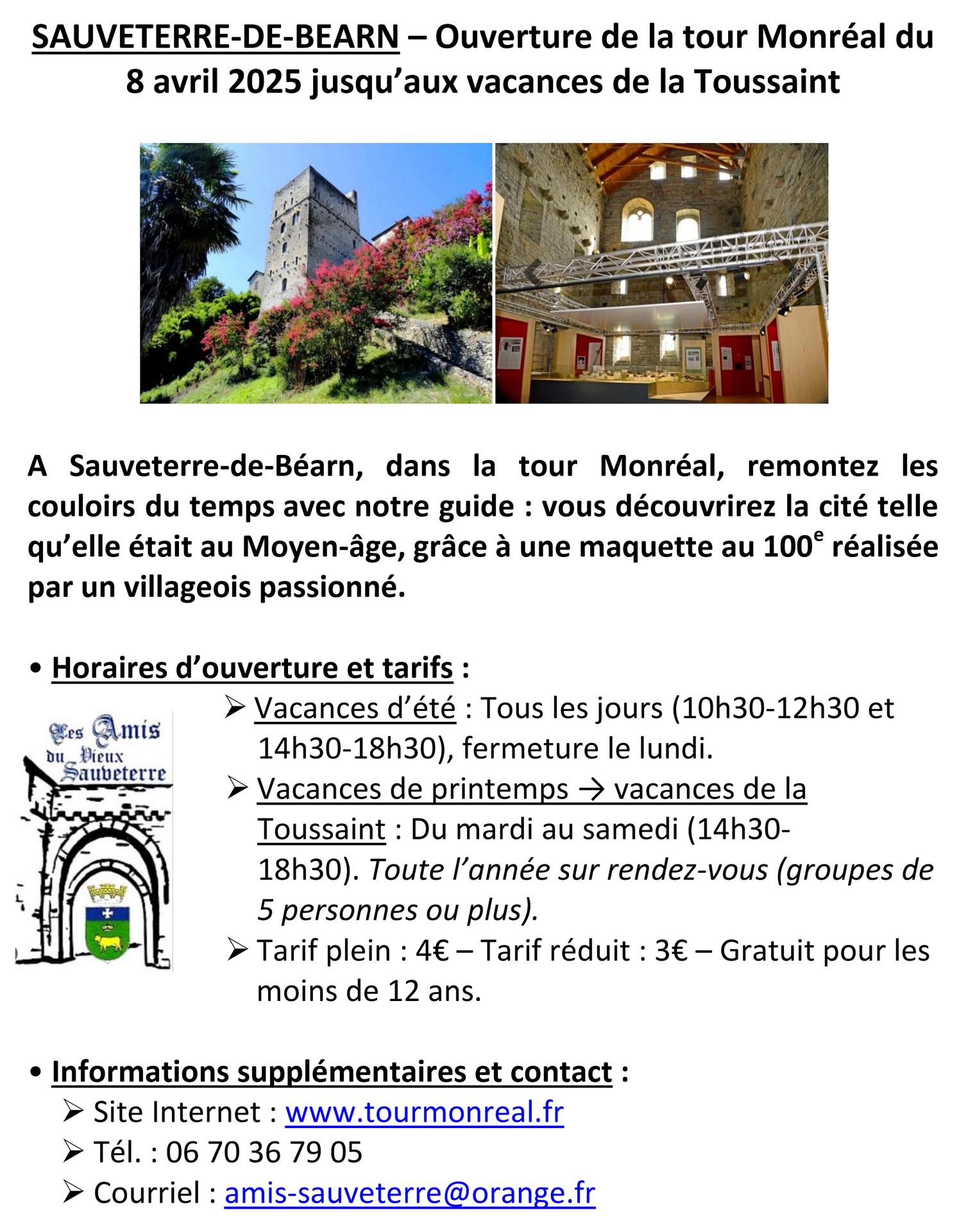 Ouverture tour monreal 2025